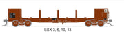 ELX 008 - ESX Bulkhead Wagon 4 pack - Wagon numbers, 3,6,10,13