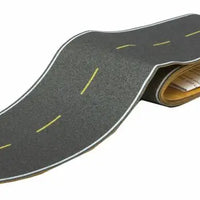 SceneMaster - Flexible Self-Adhesive Paved Roadway -- Modern Highways (yellow dashed centerline, white edge markings)