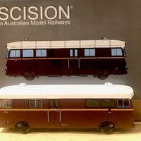 2nd Hand - Auscision Models - NSWGR Pay Bus Indian Red with Coat of Arms FP11