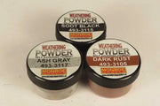 Grime & Rust Weathering Powder Set -- 1 Each: Soot Black, Ash Gray, Dark Rust