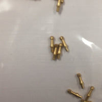 Handrail Knobs size 3mm Tapered long with 1mm Ball with 0.5 Hole, (12) use a 0.45mm wire MARKITS-Ozzy Brass