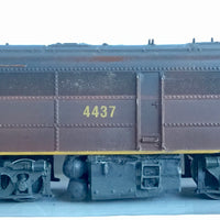 4437 Locomotive Lima body detailed heavy weathering 4437 remounted on a Athearn all drive all pick up power chassis  DC 2nd Hand