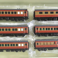 Auscision models NPS- 21 : RUB Venetian Red & Russet set 140 -6 cars 1949- Mid - 1950’s HO.