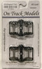 Bogies 2CA HO PASSENGER CAR 1 Pair On Track Modes