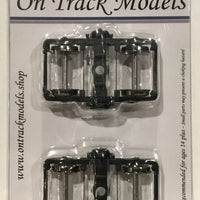 Bogies 2CA HO PASSENGER CAR 1 Pair On Track Modes