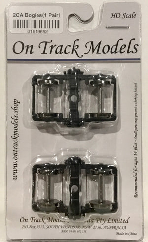 Bogies 2CA HO PASSENGER CAR 1 Pair On Track Modes