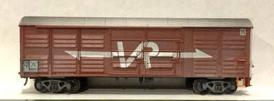 VLX 213 VR Louvre Van TrainOrama model weathered m-wheels- KD couplers