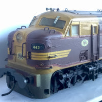 4437 Locomotive Lima body detailed heavy weathering 4437 remounted on a Athearn all drive all pick up power chassis  DC 2nd Hand