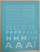 #32 4 Wheel Coal Hoppers, (LCH type) Private Owner Hopper Letters & numbers A, H, j, P, ABER MAIN, CODES & NUMBERS: Ozzy NSWGR Decals