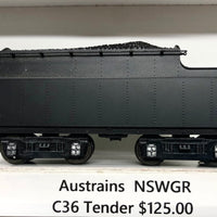 C36 tender ONLY  (pre-owned not used) Austrains