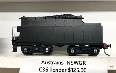 C36 tender ONLY  (pre-owned not used) Austrains