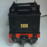 C30T - 3047 : "SATURATED" LOCOMOTIVE WITH BOGIE TENDER  BLACK MODEL;  WOMBAT MODELS