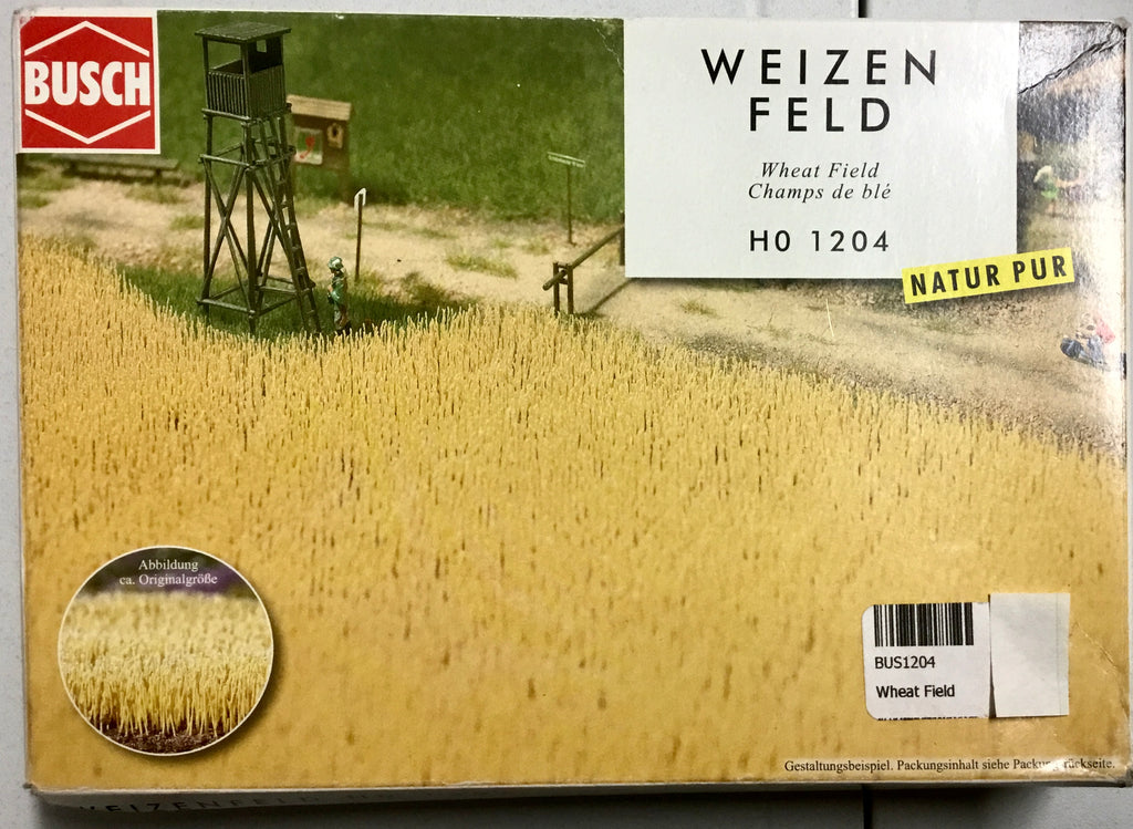 Wheat Field kit, HO BUSCH #1204 - plastic injection kit.