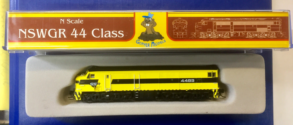 44 Class SSR 4483 Mk3 YELLOW LOCOMOTIVE GOPHER MODEL N Scale Model.