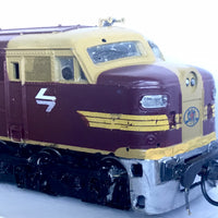 44 class Locomotive Lima body detailed small weathering un-numbered remounted on a Athearn all drive all pick up power chassis  DC 2nd Hand