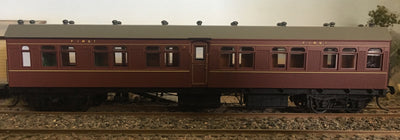 BR 1st CLASS PASSENGER CAR INDIAN RED : R Car RTR* Un-Numbered. Casula Hobbies Model Railways *