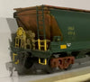 2nd hand VHGF 348-A FREIGHT AUSTRALIA GRAIN Hopper KD couplers, M-Wheels, HO Steam Era Model built kit.