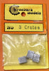 Ironbark Models HO pk of 3 Crates