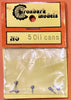Ironbark Models HO pk of 5 Oil Cans
