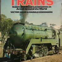 THE LOVE OF TRAINS - Steam & Diesel around the world - Victor Hand & H. Edmonson 2nd hand Books