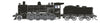 SDS - VR K Class Loco - K 151 - Black, Plate Cowcatcher, Spoked Wheels, Welded Tender - DCC SOUND