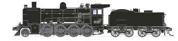K 147 Steam Loco, Sound VR K Class Loco - Black, Plate Cowcatcher, Spoked Wheels, Welded Tender - DCC Sound - SDS Model