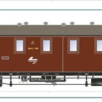 Austrains Neo: KP 004 - KP 822 Roller Bearing Bogies Indian Red with L7 , Weathered Roof.