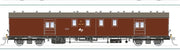 Austrains Neo: KP 004 - KP 822 Roller Bearing Bogies Indian Red with L7 , Weathered Roof.
