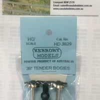 Kerroby Models - HD 3829 - 38'CL Tender Bogies W-METAL 1Pr.