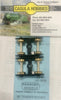 Kerroby Models - HD 3829 - 38'CL Tender Bogies W-METAL 1Pr.