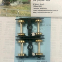 Kerroby Models - HD 3829 - 38'CL Tender Bogies W-METAL 1Pr.