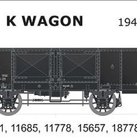 K Wagon 007 - SDS - K Wagon 1940 - 60's - 5 pack