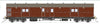 SDS Models:  - LHO 3 - LHO 1615 - Double Guard Door, Plain Bearing Bogies, Indian Red