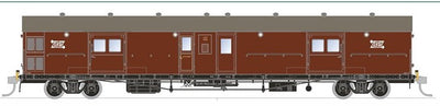 SDS Models:  - LHO 5 - LHO 1614 - Double Guard Door, Plain Bearing Bogies, Indian Red - PTC MK1