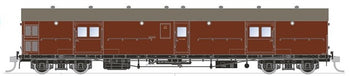 SDS Models:  - LHO 2 - LHO 1617 - Single Guard Door, Plain Bearing Bogies, Indian Red.
