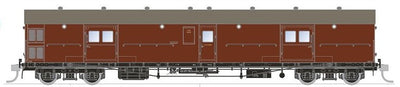 SDS Models:  - LHO 1 - LHO 1613 - Single Guard Door, Plain Bearing Bogies, Indian Red.