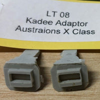 KADEE ADAPTOR AUSTRAINS X CLASS, Sydney Hobbies un-painted (1 Pair)