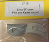 LT18 - Lima B class pilot & Kadee Mount block - new from Sydney Hobby