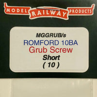 GRUB SCREW 10BA SHORT (10) - ROMFORD MARKITS * MGGRUB/S