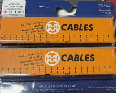 40CS-37 On Track Models - MM Cables Orange ERA:1990's to Early 2000's NW4835 & NW4837