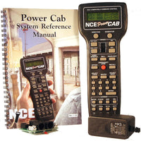 NCE; POWER CAB An entire DCC system in the palm of your hand!  This system can handle up to 5 HO or 6 N scale locomotives.