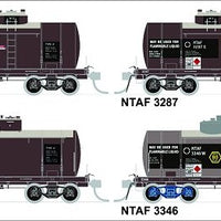 NTAF 001 (4 in Pack) AMPOL BLOCK TRAIN TANKER Rail Tank Car NSWSRA - SDS MODEL