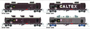 NTAF 001 (4 in Pack) AMPOL BLOCK TRAIN TANKER Rail Tank Car NSWSRA - SDS MODEL