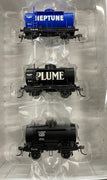 4 WHEEL TANKERS from Austrains Basix 3 PACK SET - Neptune,+ Plume,+ Fuel Oil  - Fuel Tankers Pack OT 3 -