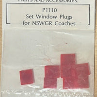 P1110 POWERLINE Parts Window Plugs for NSWGR Coaches