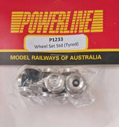 P1233 POWERLINE Wheel Set STD (Tyred)