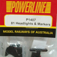 P1407 POWERLINE Parts - 81 Headlights & Markers
