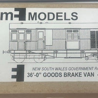 AM Models : PHG 36.0' Goods Brake Van Kit