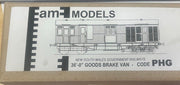 PHG 36.0' Goods Brake Van Kit - AM Models