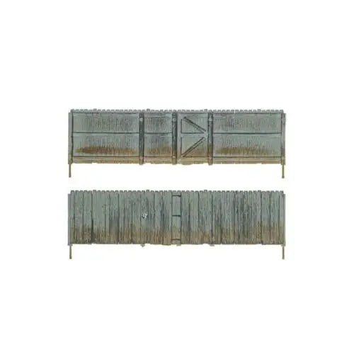 Woodland Scenics - A2985 - Privacy Fence - Kit with Gates, Hinges & Planter Pins -- Total Scale Length: 192' 58.5m